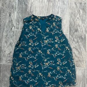 Papermoon Teal Floral Blouse